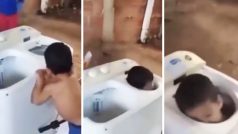 Viral Video Today: जैसे ही वॉशिंग मशीन में घुसा दूसरे बच्चे ने ऑन कर दिया, जो नजारा दिखा यकीन ना करेंगे | वीडियो