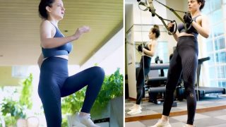 Kangana Ranaut's Intensive Workout Video Proves You Can Always 'go Back on Track' Even After 2 Years - Watch