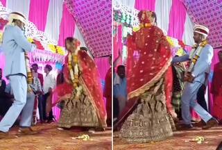 Dance Ka Video: जयमाला के तुरंत बाद डांस के लिए कूद गए दू्ल्हा-दुल्हन, भोजपुरी गाने पर खूब मचा धमाल | वीडियो