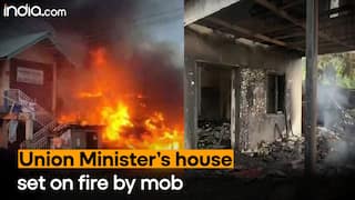 Mob sets Union Minister   s house on fire, RK Ranjan says    law & order totally failed in Manipur