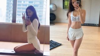 Disha Patani Burns Calories in The Sexiest Way Wearing Sports Bra And Shorts, Pics