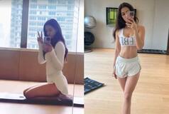 Disha Patani Burns Calories in The Sexiest Way Wearing Sports Bra And Shorts, Pics
