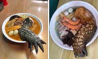 Viral Video: Taiwanese Eatery's 'Godzilla Ramen' Haunts Internet