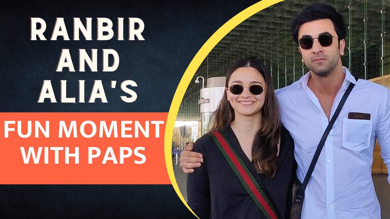 Alia Bhatt And Ranbir Kapoor's Fun Interaction With Paps - Watch Video
