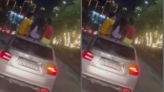 Noida Viral Video: कार की छत पर बैठकर स्टंट कर रहे युवक-युवतियां, पुलिस ने थमा दिया तगड़ा चालान