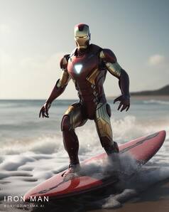 AI Imagines Superheroes On DAY OFF