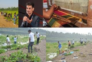 WOW! जलकुंभियों से साड़ियां बना रहे जमशेदपुर के गौरव आनंद, 450 महिलाओं को मिला रोजगार