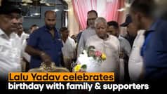 Lalu Yadav Turns 76, Celebrates With Family, Supporters At His Residence In Patna | Watch Video