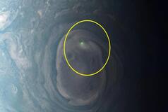 NASA's Juno Spacecraft Captures Striking Lightning on Jupiter, Image Goes Viral