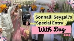 Sonnalli Seygall Wedding: आशीष सजनानी संग सोनाली ने लिए सात फेरे, डॉगी के साथ की ग्रैंड एंट्री | Watch Video