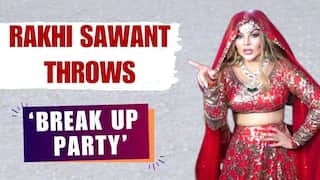 Rakhi Sawant Throws a Breakup Party, Dances Her Heart Out In a Red Shimmery Lehenga
