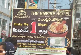 Viral Video: Re 1 Chicken Biryani Sparks Chaos in Telangana
