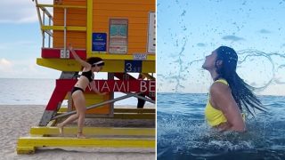 Taapsee Pannu Beats The Heat in Miami in Scorching Hot Bikini, Watch