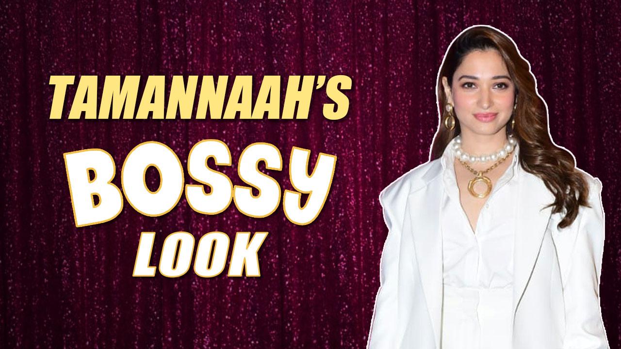 Tamannaah Bhatia Gives Major Boss Lady Vibes In White Pant Suit ...