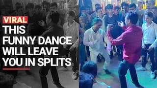 WATCH: Two Men Dance On Amitabh Bachchan's Song Mujhe Naulakha Manga De At a Wedding | Funny Viral Video