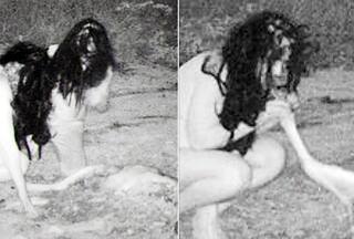 CCTV Footage Captures Topless Women Feeding on Deer Carcass in Dark