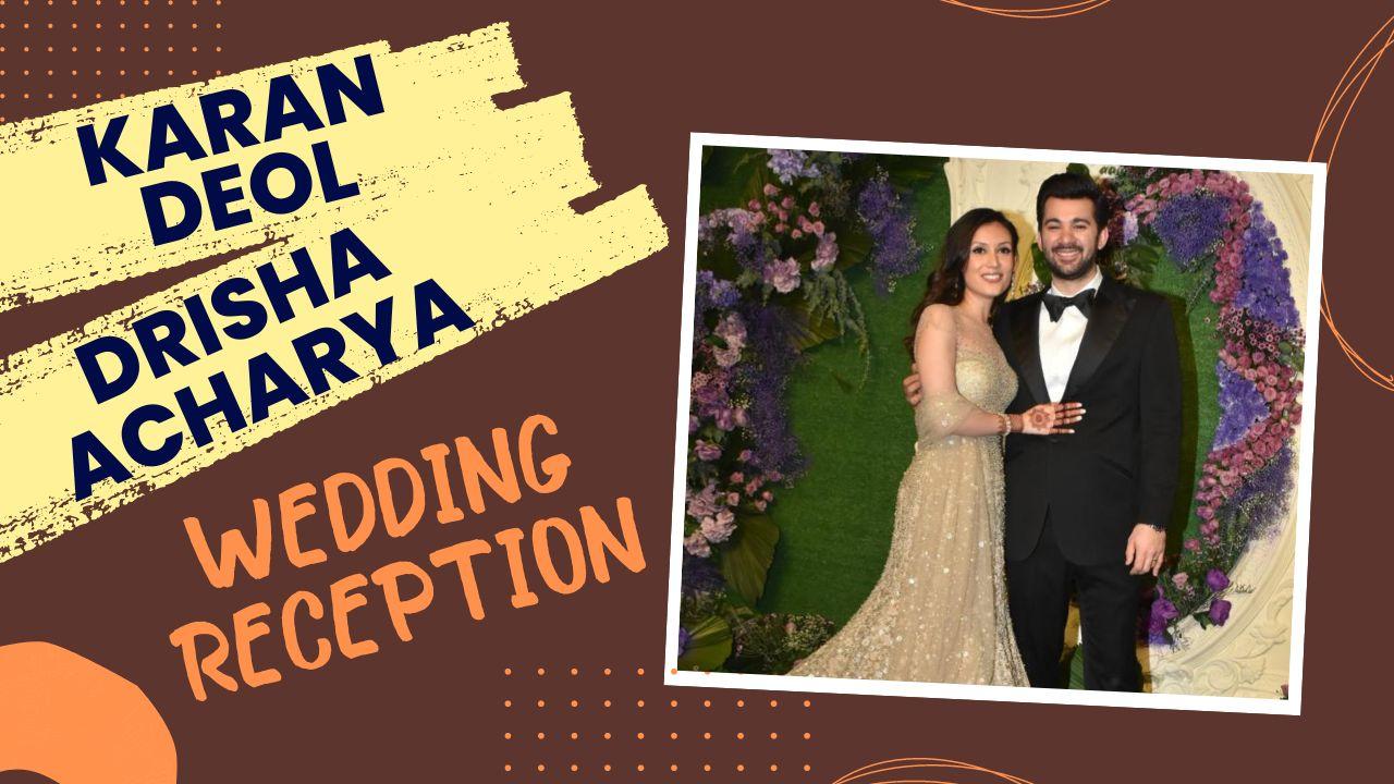 Karan Deol-Disha Acharya Wedding Reception: Adorable Couple Makes First Public Appearance After Marriage, Spotted Holding Hands Together