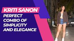 Kriti Sanon Defines Hotness In Shorts And a Crop Top, Actress Pairs It With a Classy Jacket And Cool Sneakers - Watch Video