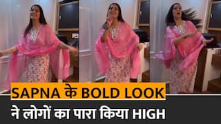 Sapna Chaudhary Hot Dance Video: गुलाबी सूट में Sapna Chaudhary ने लगाए प्यार भरे ठुमके, घायल हो गए लोग | Watch Video