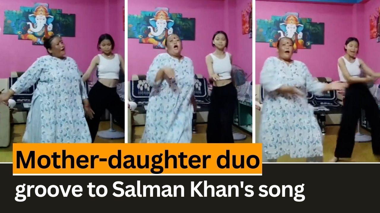 Viral Video: Mother-Daughter Duo Impress Netizens With Their Energetic Dance Moves On Salman Khan's Chunnari Chunnari - Watch Video
