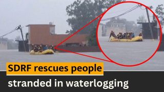 Uttarakhand Floods: SDRF Rescues People Stranded Due To Waterlogging In Laksar, Haridwar - Watch Video