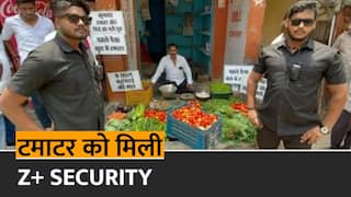 Tomato Security Viral Video: दुकान से कोई लूट ना ले जाए टमाटर, सुरक्षा में तैनात 2 बाउंसर | Watch Video