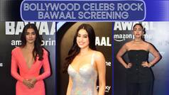 Bawaal की Screening पर अपने पार्टनर्स के साथ पहुंचे Varun और Rakul, फिर की ऐसी हरकत ...