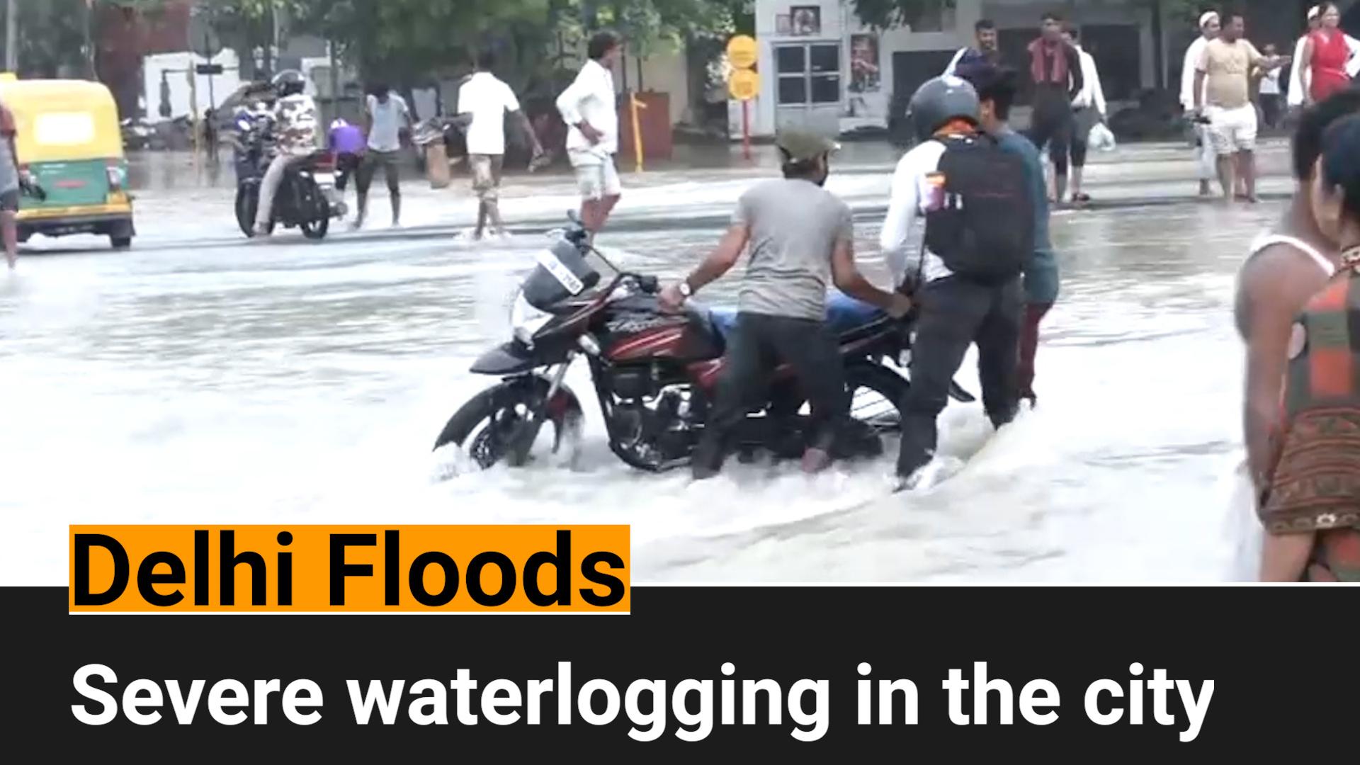 Delhi Floods: Severe Waterlogging In The City Due To Rise In Yamuna Water Level - Watch Video