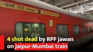 Jaipur Train Shoot Incident: RPF Jawaan Shoots 4 Person Dead On Moving Jaipur-Mumbai Train - Watch Video