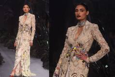 Athiya Shetty Owns The Stage in Anamika Khanna’s Embroidered Silhouette, See Pics