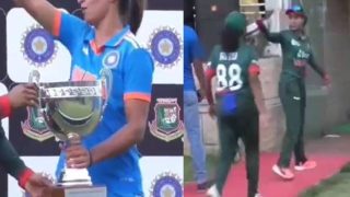 Bangladesh Captain Nigar Sultana Criticises India captain Harmanpreet Kaur's 'Manners', Takes Her Team Away From Photograph Session