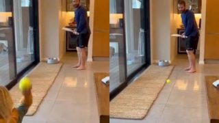 Kane Williamson Plays Cricket With His Daughter | Watch Viral Video