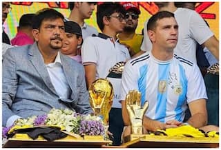 'I Want To Bring Messi To India', FIFA World Cup Winner Emi Martinez Promises Kolkata Crowd