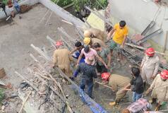 2 Labourers Rescued After Under-Construction Building Collapses In Delhi's Ambedkar Nagar