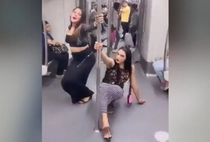 Pooja Sharma Ki Sex Video - After PDA, Sex And Fights, Now A Pole-Dancing Video On Delhi Metro Goes  Viral, Internet Outrage