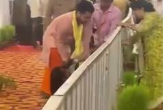 Chaos At Dhirendra Shastri's Noida Event: Woman Thrown At Crowd, Cop Suspended For Inaction | Watch