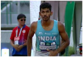 Sreeshankar Claims Silver And Paris Olympics Spot At Asian Athletics Championships