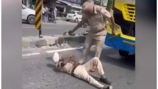'I Nab Criminals, They Let Them Off For Money': Punjab Cop Lies Down On Busy Highway To Protest Corruption By Colleagues | Watch