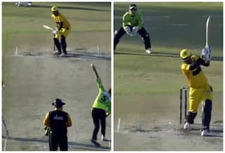 IND vs PAK Face-Off At Zim Afro T10! Pathan Smashes Amir For 24 Runs In Over | WATCH
