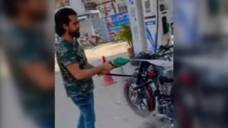 Watch: UP Man Drenches Bike With Petrol In Viral Video, 3 Held