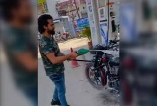 Watch: UP Man Drenches Bike With Petrol In Viral Video, 3 Held