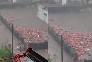 More Than 100 LPG Cylinders Wash Away Due To Heavy Rains In Gujarat   s Navsari| Watch Video