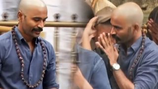 Dhanush And His Sons Shave Their Heads at Tirupati Temple, Seek Blessings - PICS