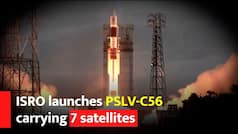 ISRO Launches PSLV-C56 Carrying 7 Satellites From Sriharikota - Watch Video