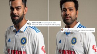 Rohit Sharma, Virat Kohli Don New Team India Jersey With Dream11 Logo Ahead of Ind-WI 1st Test; Fans React Hilariously | VIRAL TWEETS