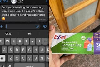 Woman Takes A Dig At Ex-Boyfriend, Uses Swiggy Instamart To Deliver Trash Bags As Gift