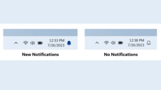Microsoft Simplifies Windows 11 Notifications with New Bell Icon