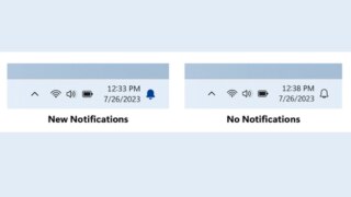 Microsoft Simplifies Windows 11 Notifications with New Bell Icon