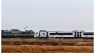 Viral Video: Old Electric Engine Pulls Vande Bharat Train, Indian Railways Responds