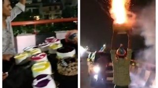 Youths Block Road To Celebrate Birthday, Burst Firecrackers In Noida, Video Goes Viral